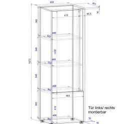 Home Office Aktenschrank Uzniana*Pharao24 Outlet