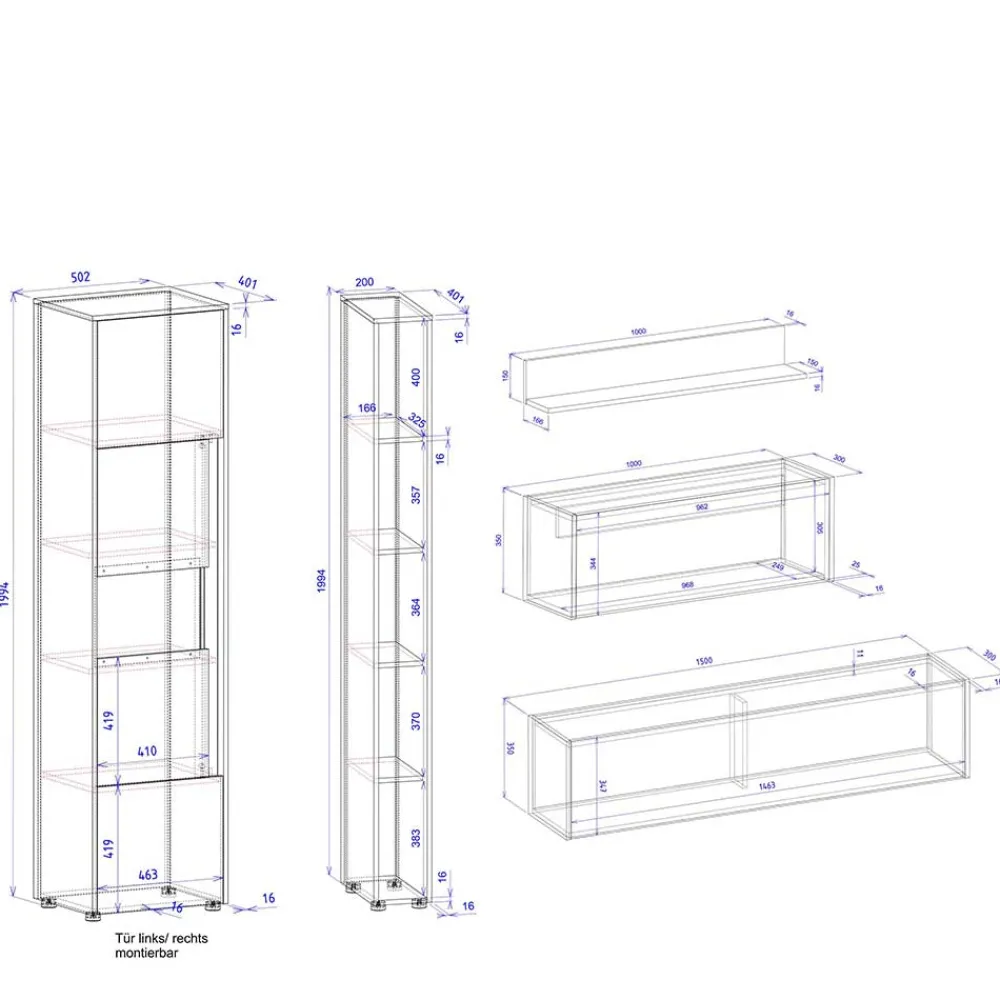 Homeoffice mit Schränken Uzniana*Pharao24 Online