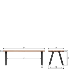 Discount In- und Outdoor Tisch Ginko Gartenmöbel