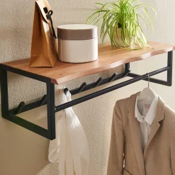 Discount Industrial Hängegarderobe Genver Wandgarderoben|Massivholz Garderoben