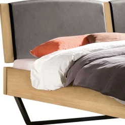 Clearance Industriestil Bett 140x200 Rozari Doppelbetten|Massivholzbetten