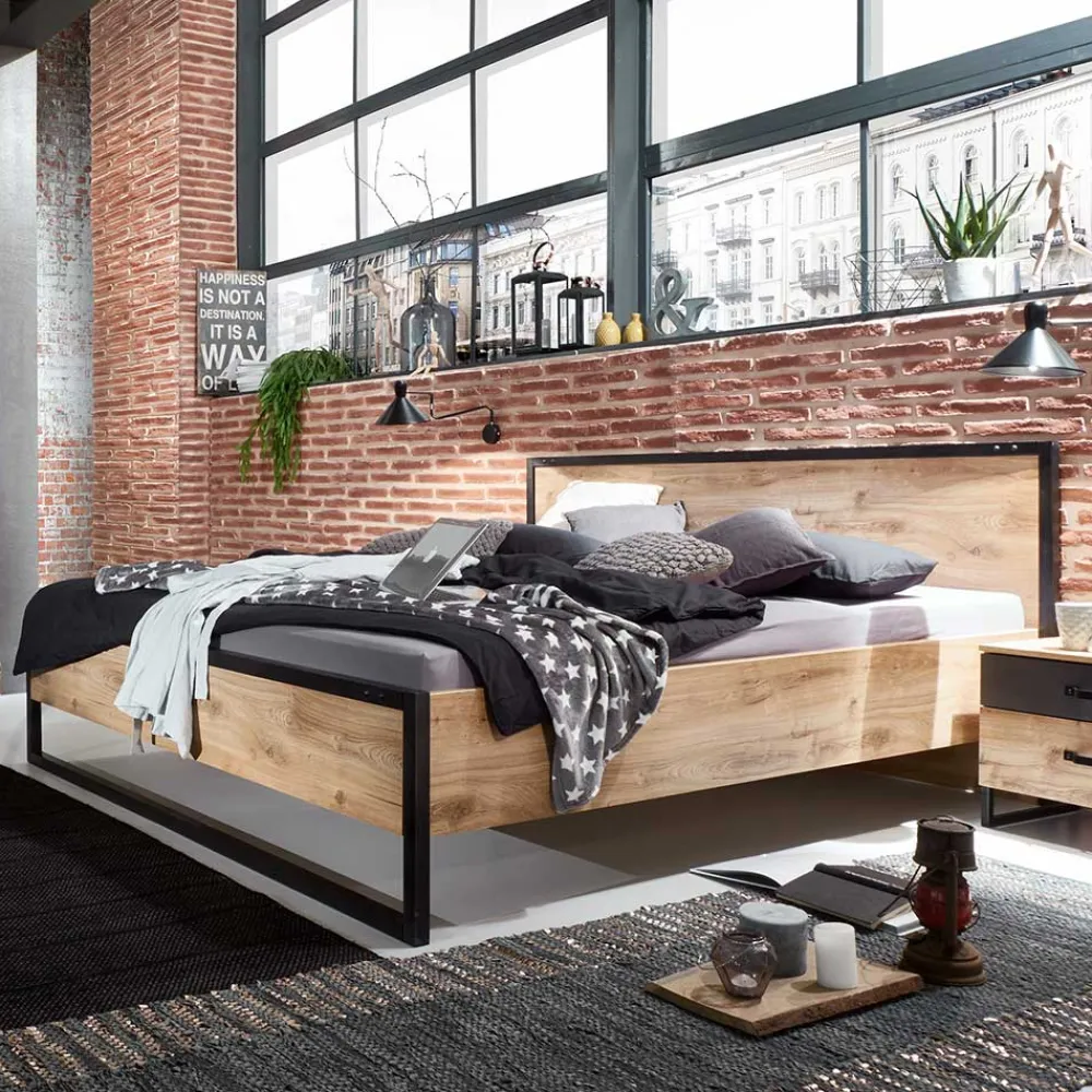Industriestil Doppelbett Onlina*Pharao24 Outlet