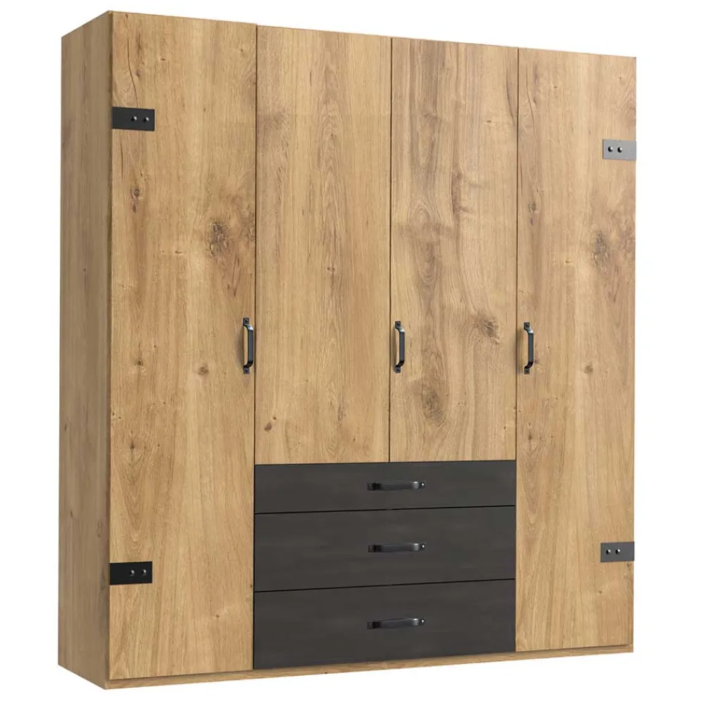 Industriestil Kleiderschrank Onlina*Pharao24 Online