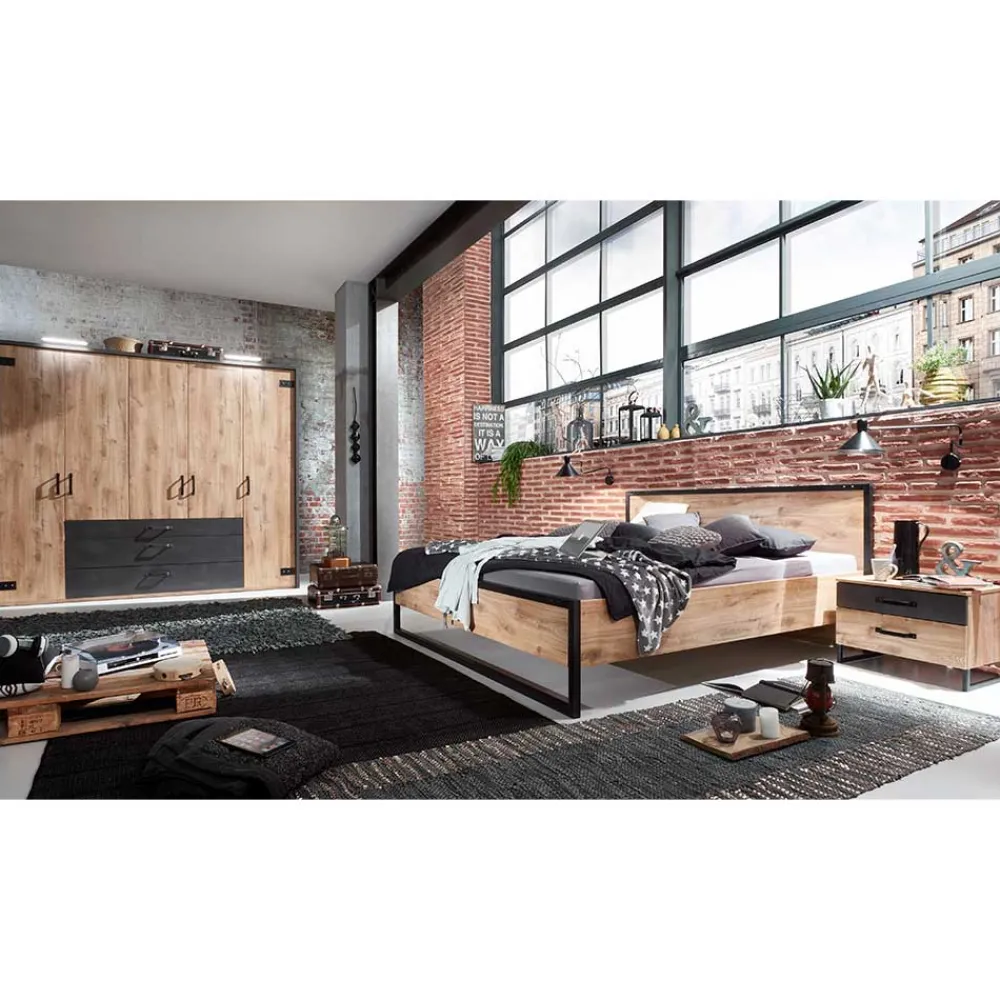 Industriestil Schlafzimmer Onlina*Pharao24 Sale
