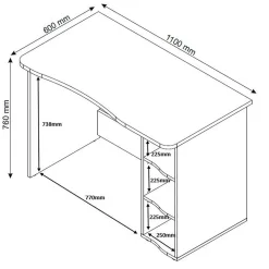 Jugendschreibtisch Mocino*Pharao24 Outlet