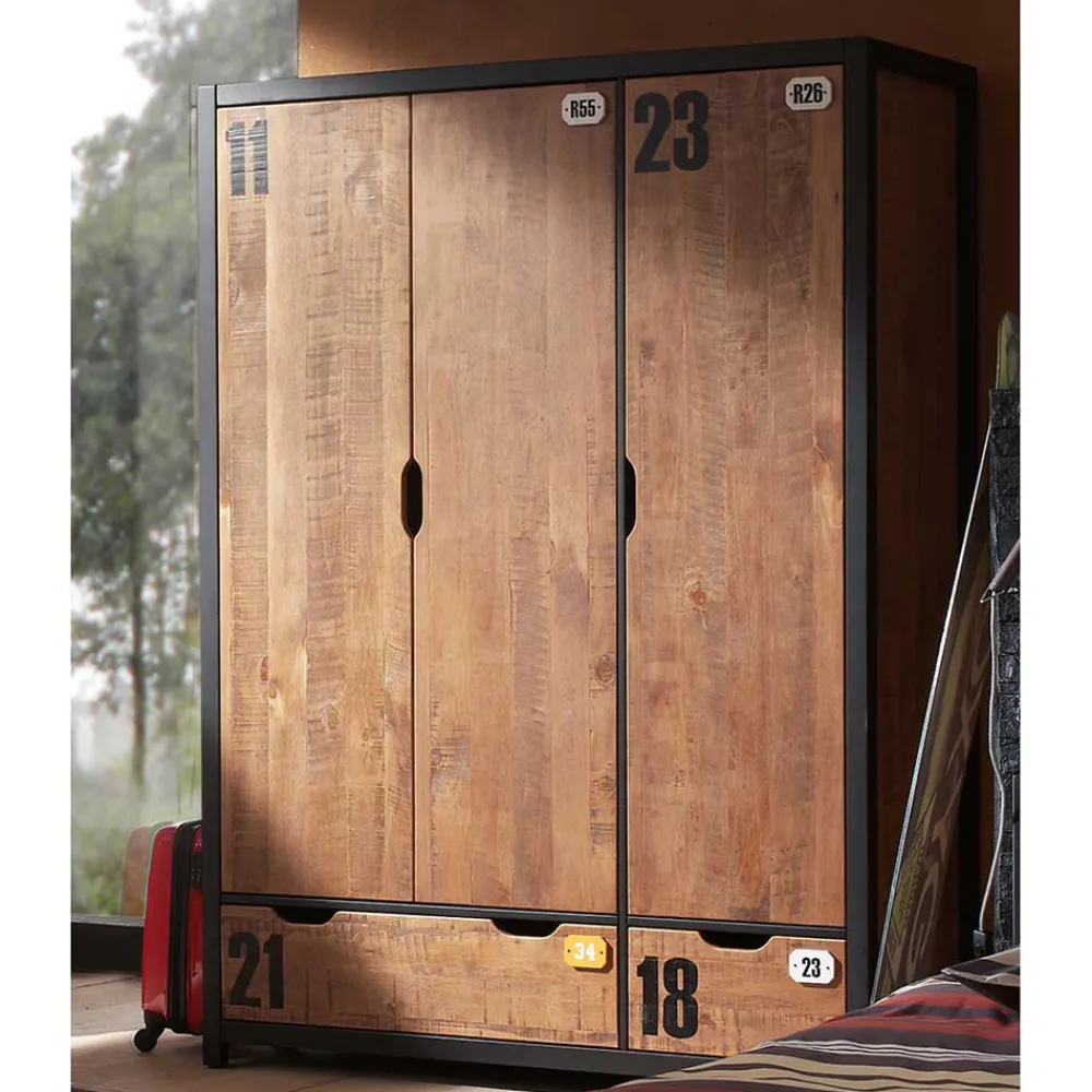 Jugendzimmer Kleiderschrank Mucenna*Pharao24 Discount