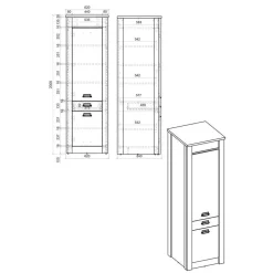Küchen Vorratsschrank Agazian*Pharao24 Hot