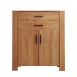 Outlet Kernbuche Highboard Lasmus Massivholzmöbel|Küchenkommode