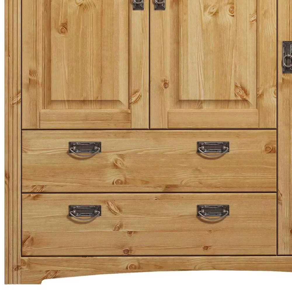 Hot Kiefer massiv Wäscheschrank Delian Kleiderschränke|Schlafzimmerschränke