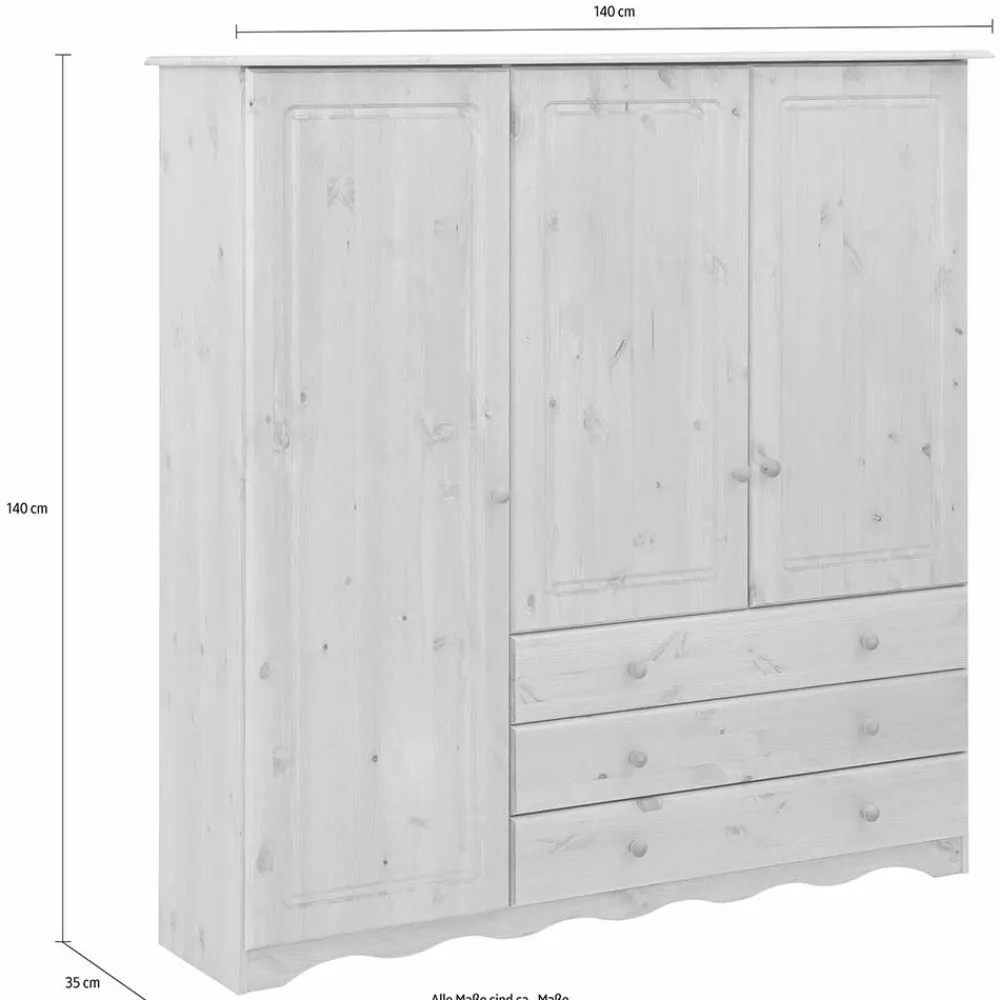 Kiefer Wäscheschrank Vreya*Pharao24 Hot