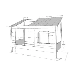 Kinder Einzelbett Canarios*Pharao24