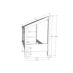 Kinder Einzelbett Canarios*Pharao24