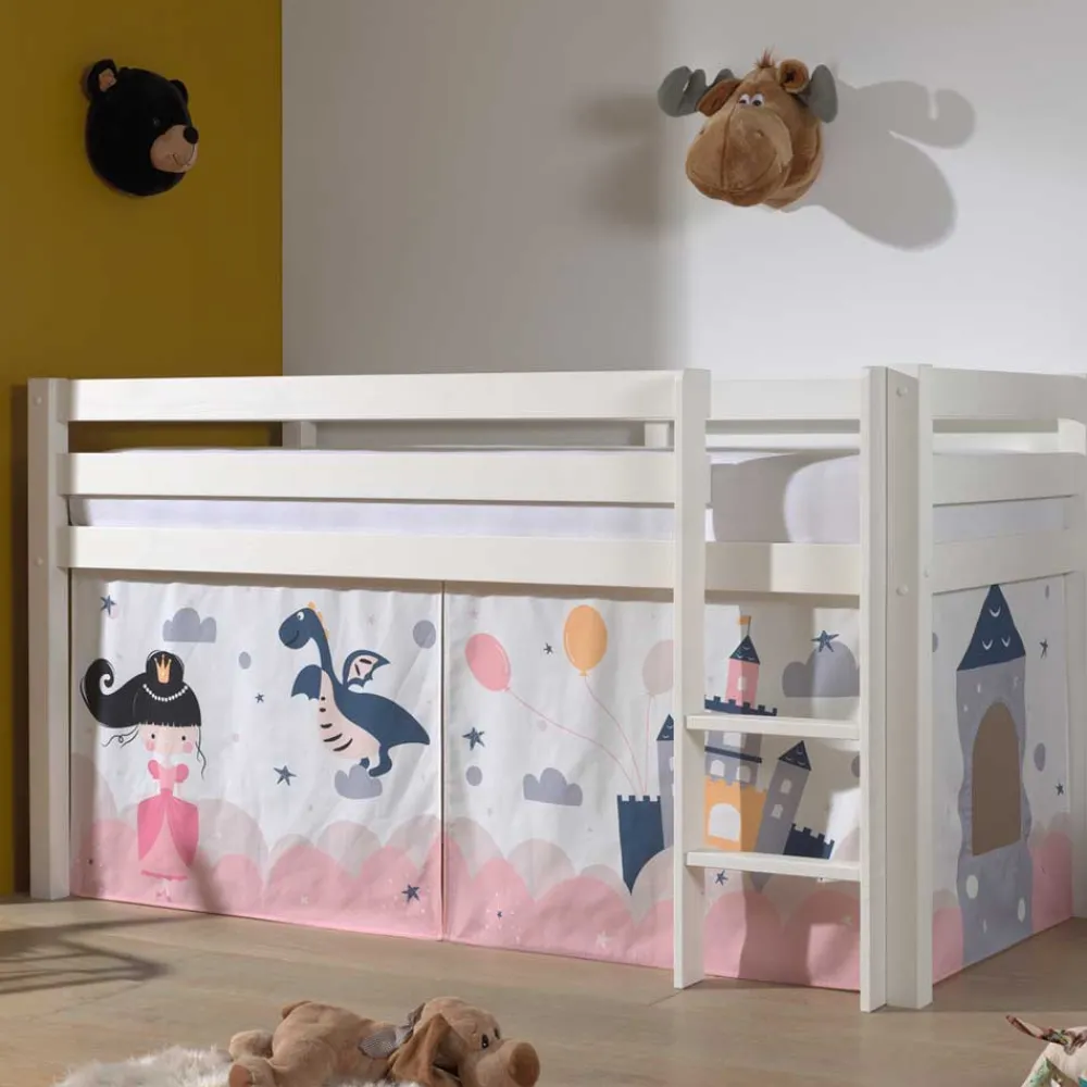 Outlet Kinder Halbhochbett Jakimo Kinder Kinderhochbetten|Kinderbetten