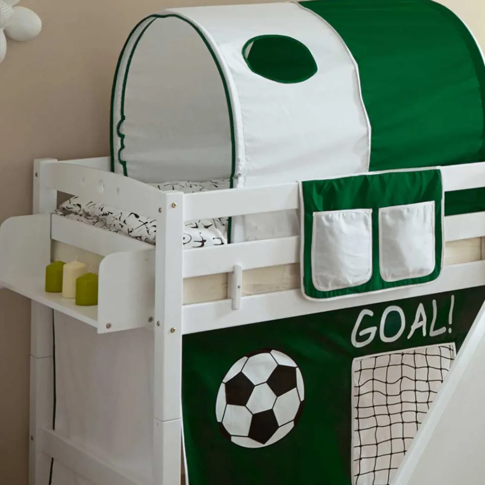 Discount Kinder Halbhochbett Solcho Kinder Kinderbetten|Kinderhochbetten