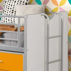 Kinder-Hochbett Orange*Pharao24 Outlet