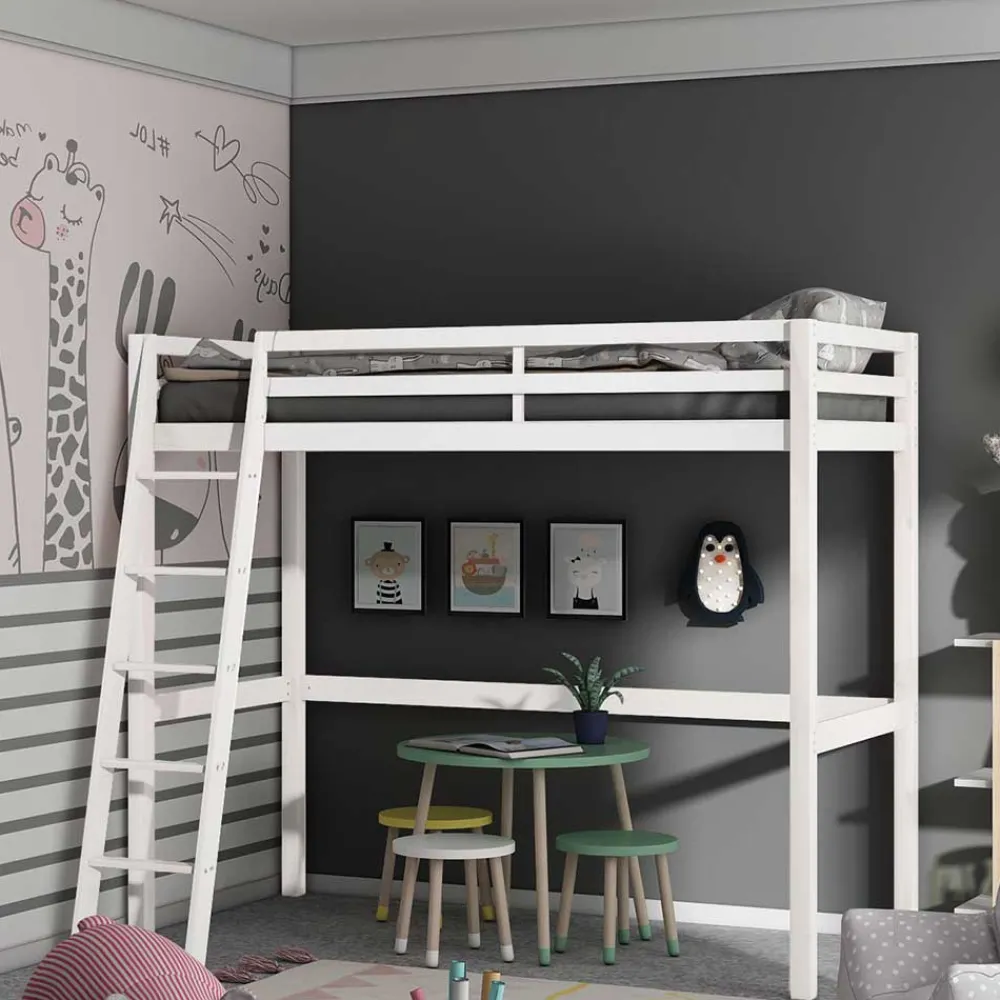 Kinderhochbett Yuto Kinder Kinderhochbetten|Kinderbetten