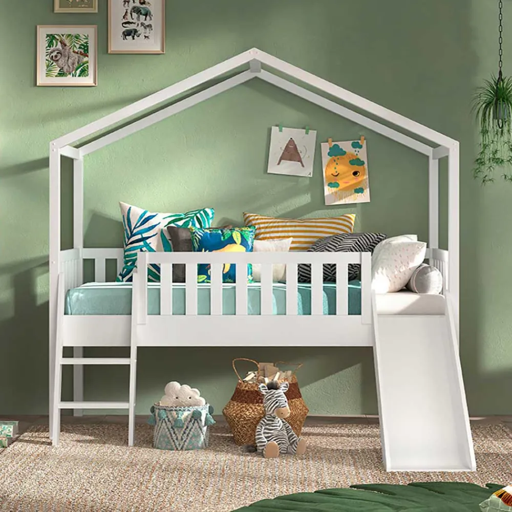 Kinderzimmerbett in Hausform Levirenas*Pharao24 New