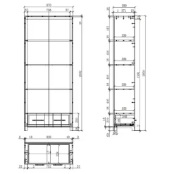 Kinderzimmerset modern Demossa*Pharao24