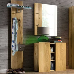 Sale Kleiderpaneel Foresta Garderoben Paneele|Massivholz Garderoben