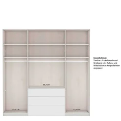 Kleiderschrank 200 cm breit Forjan*Pharao24 Online