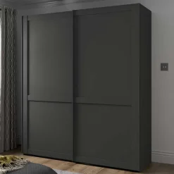 Kleiderschrank 2 Schiebetüren Hierro Schiebetürenschränke|Kleiderschränke