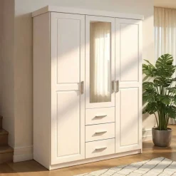 Clearance Kleiderschrank Aloisi Drehtürenschränke|Massivholz Kleiderschränke