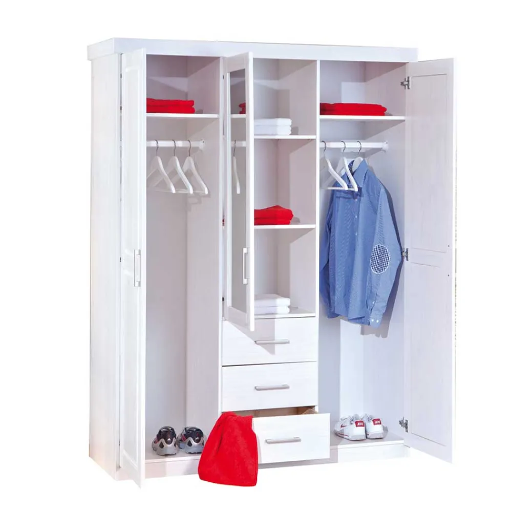 Clearance Kleiderschrank Aloisi Drehtürenschränke|Massivholz Kleiderschränke