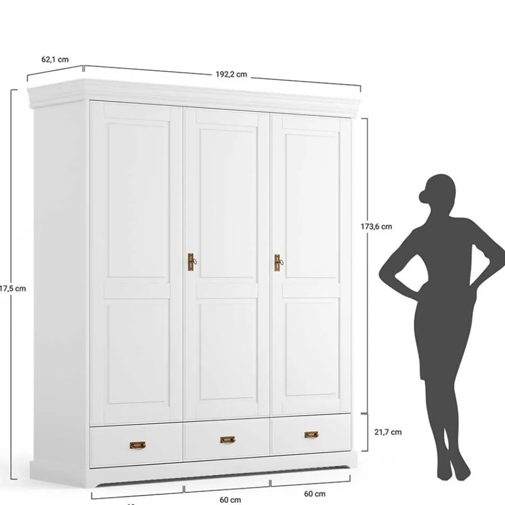 Kleiderschrank Aluko*Pharao24 Discount