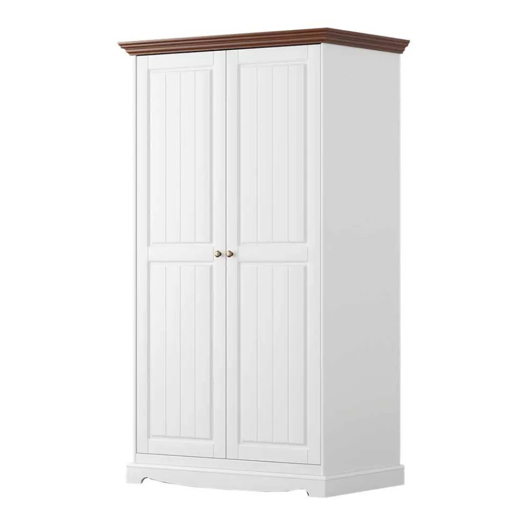 Outlet Kleiderschrank Asendra Drehtürenschränke|Massivholz Kleiderschränke