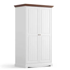 Outlet Kleiderschrank Asendra Drehtürenschränke|Massivholz Kleiderschränke