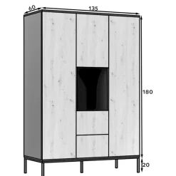 Kleiderschrank Balata*Pharao24 New