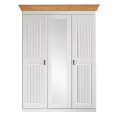 New Kleiderschrank Bazna Massivholzmöbel|Drehtürenschränke