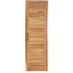 Clearance Kleiderschrank eintürig Zeus Drehtürenschränke|Massivholz Kleiderschränke