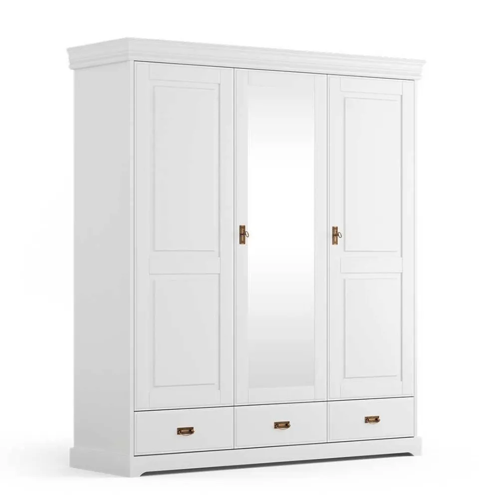 Kleiderschrank Holz Aluko*Pharao24 Clearance