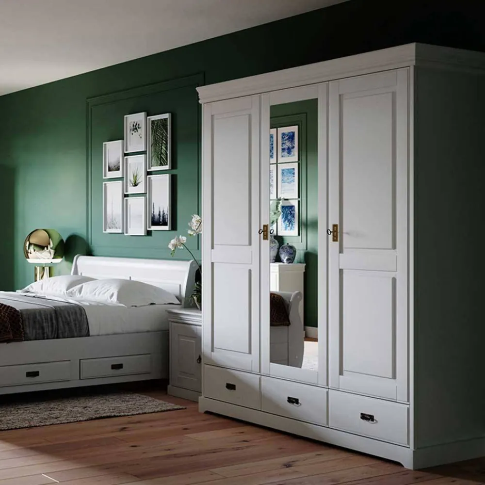 Kleiderschrank Holz Aluko*Pharao24 Clearance