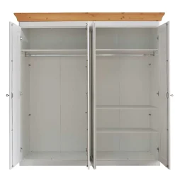 New Kleiderschrank Holz Bazna Drehtürenschränke|Massivholz Kleiderschränke