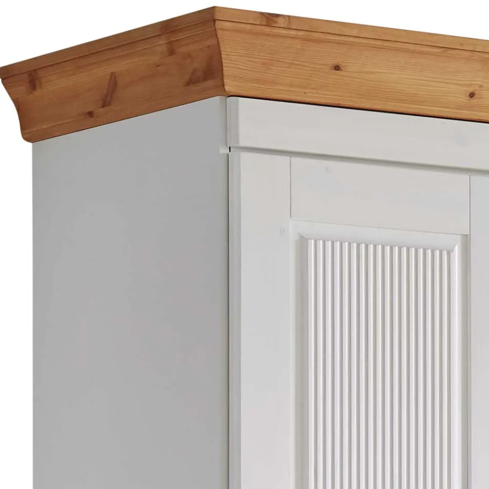 New Kleiderschrank Holz Bazna Drehtürenschränke|Massivholz Kleiderschränke