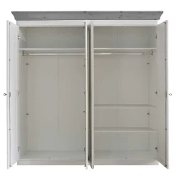 Kleiderschrank Holz Benfitas*Pharao24 Online