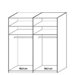 Kleiderschrank Kosnira*Pharao24 Outlet