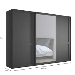 Kleiderschrank mit Schiebetüren Hierro*Pharao24