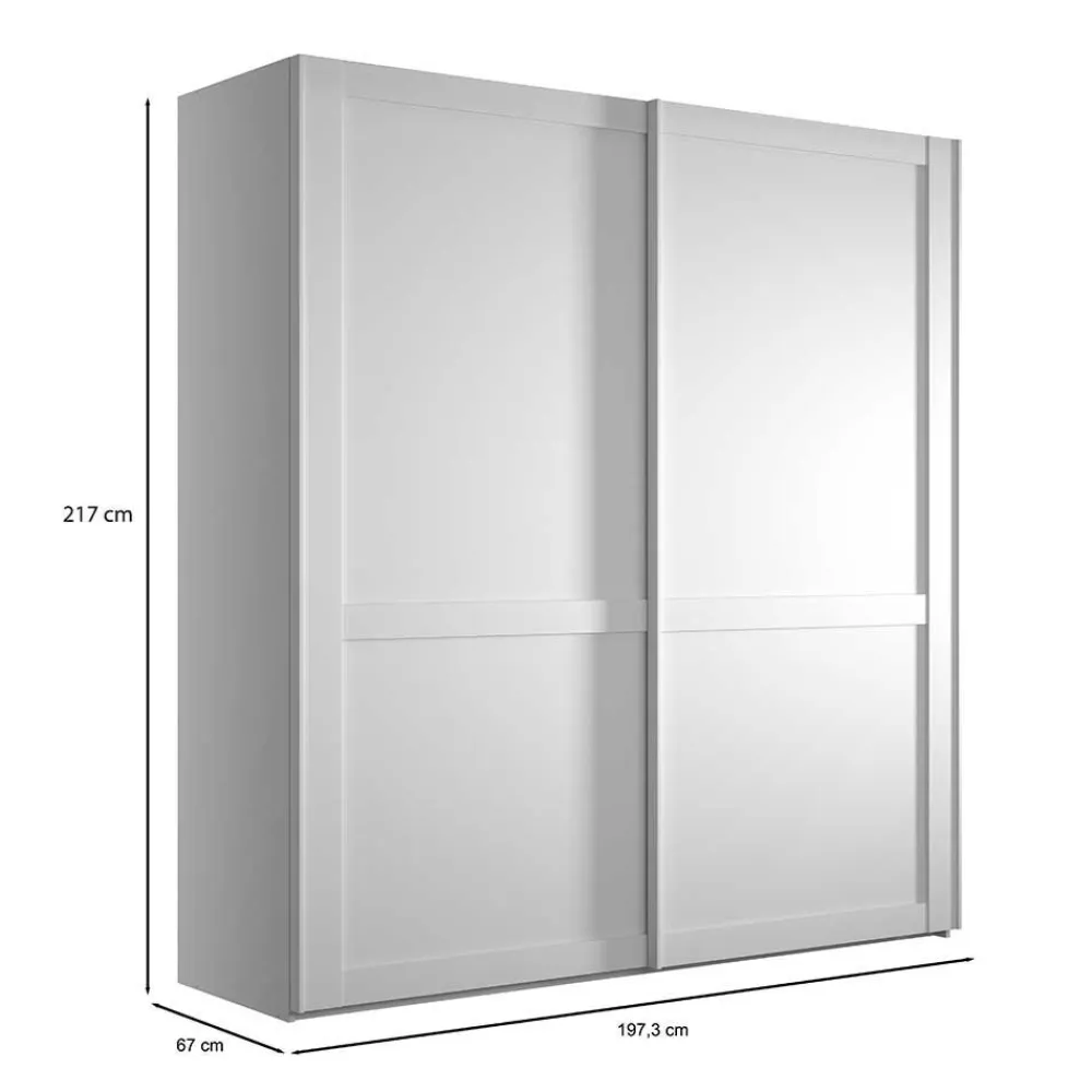 Kleiderschrank mit Schiebetüren Tudana*Pharao24 Clearance