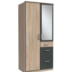 Sale Kleiderschrank mit Schubladen Nurana Jugendkleiderschrank