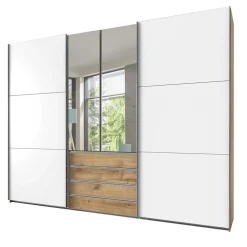 New Kleiderschrank mit Spiegeltüren Gizmeal Kleiderschränke|Schlafzimmerschränke