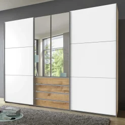 New Kleiderschrank mit Spiegeltüren Gizmeal Kleiderschränke|Schlafzimmerschränke