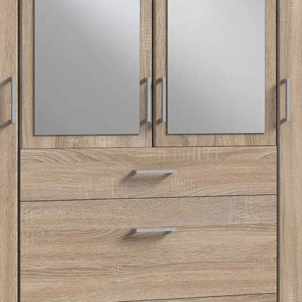 Kleiderschrank mit Spiegeln Estella*Pharao24 Clearance