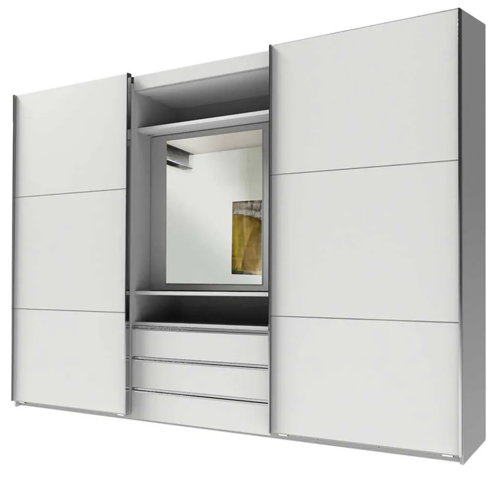 Kleiderschrank mit Spiegel innen Lymesca*Pharao24 Outlet