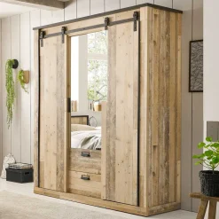 Online Kleiderschrank mit Spiegel Studiana Kleiderschränke|Schlafzimmerschränke