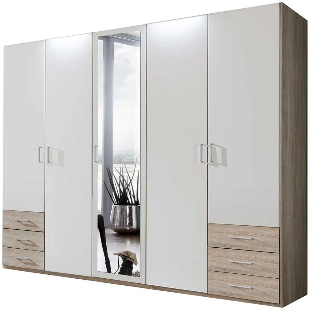 Kleiderschrank mit Spiegel Liaguno*Pharao24 Best