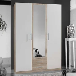 New Kleiderschrank mit Spiegel Simeon Jugendkleiderschrank