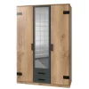 Kleiderschrank mit Spiegel Lilames*Pharao24 Online